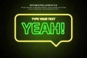 neon text 5
