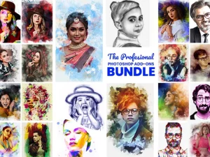 The 25+ Professional Photoshop Add-Ons Bundle