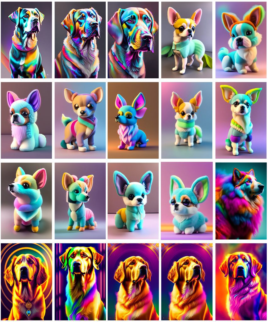 Graphicsmartz 255 Color Dog Breed Images Bundle