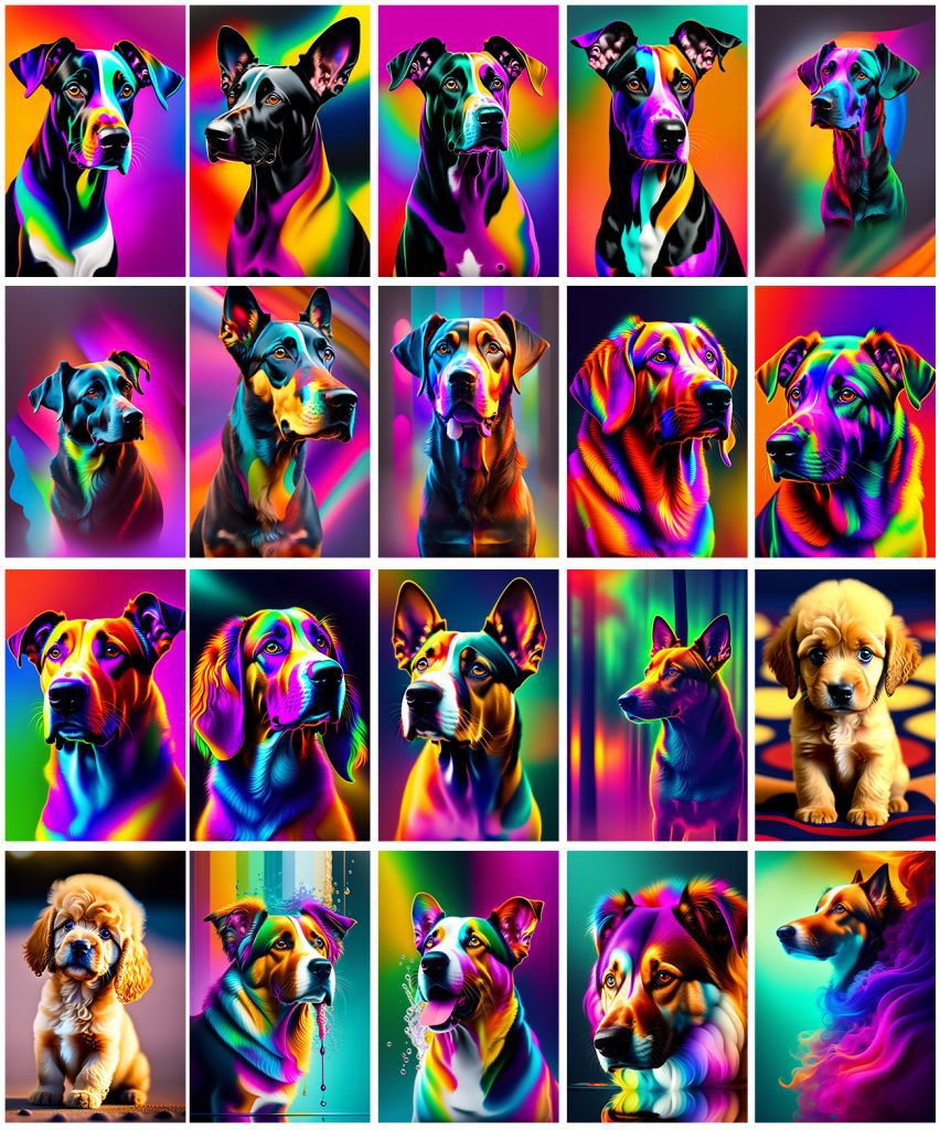 Graphicsmartz 255 Color Dog Breed Images Bundle