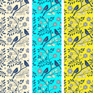 Toile De Jouy Vintage Floral Seamless Pattern Elegant Vector Graphics 2