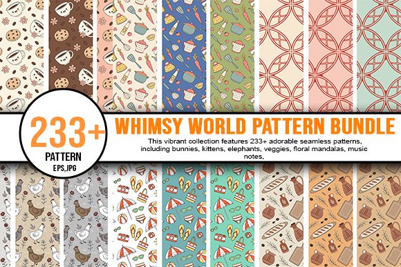 233+Whimsy World Pattern Bundle
