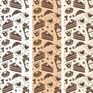 seamless pattern with food and drink 1